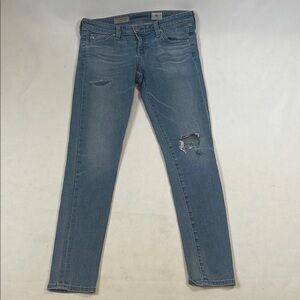 AG Adriano Goldschmied Jeans Women's Size 27R The Legging Ankle Super Skinny